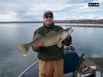 29 inch walleye at Nipawin Saskatchewan