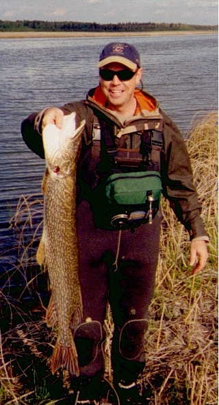 Pike on a flyrod!