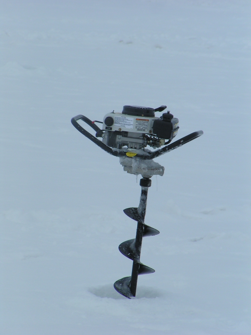 You need one of these when the ice is 4 feet thick.