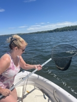 Corinne and her pike