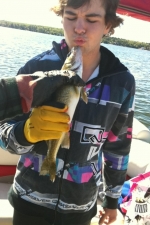 I won the bet, kiss my fish!