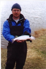 rainbow trout fishing Blood Indian Reservoir Alberta