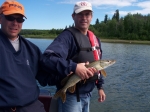 Pike fishing in Saskatchewan